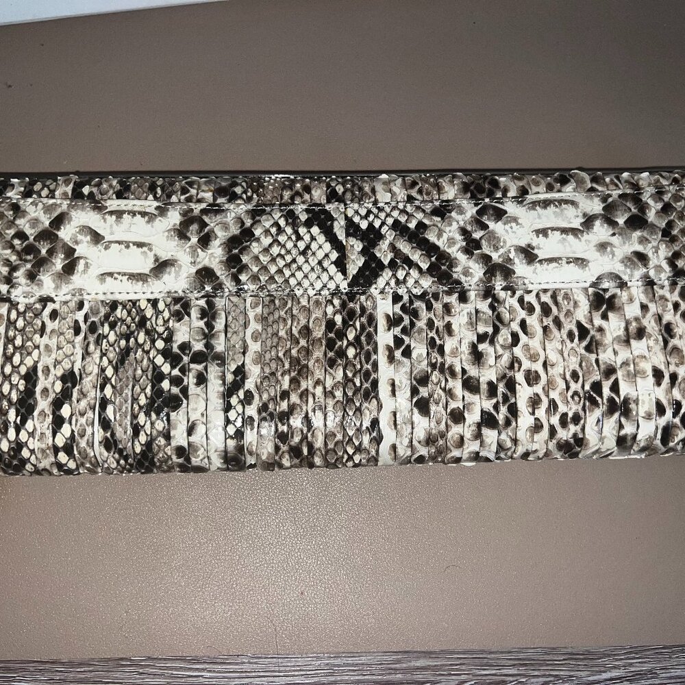 Authentic RODO Snakeskin Clutch – Detachable Chain, Evening Bag, Snakeskin bag - Picture 9 of 10